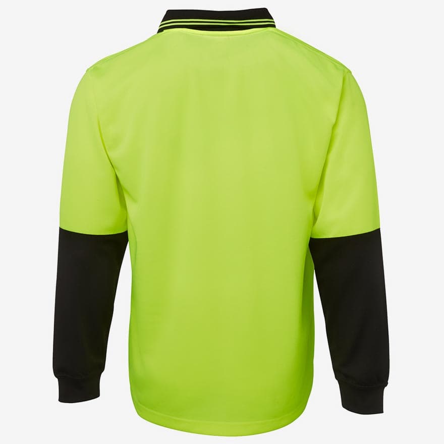 Hi Vis Long Sleeve Polo