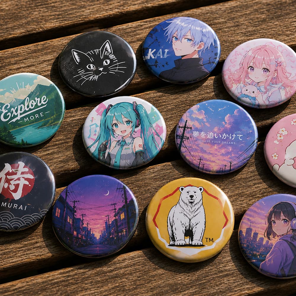 Metal Badges Custom Shape