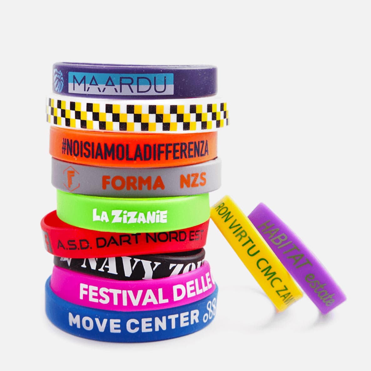 Silicone Wristbands Printed