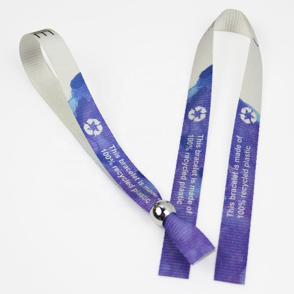 Eco Friendly Woven Wristbands (Recycled Plastic)